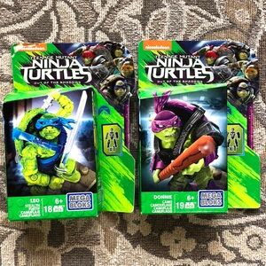Teenage Mutant Ninja Turtles Mega Bloks Out of the Shadows Donnie & Leo TMNT